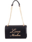 Borsa Love Moschino JC4117 Flap Bag con logo lettering corsivo