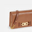 Borsa Elisabetta Franchi BS08A66E2 a spalla con placca logo effetto lucertola
