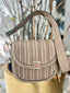 Borsa Alessia & Massimo 1864 Tracolla Plisse Taupe