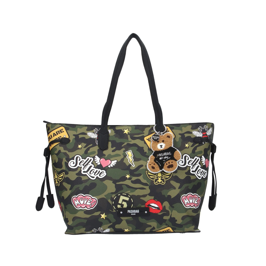 Borsa Pash Bag Shopper fantasia Camouflage
