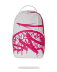 Zaino Sprayground bianco pink vandal backpack 910B7431