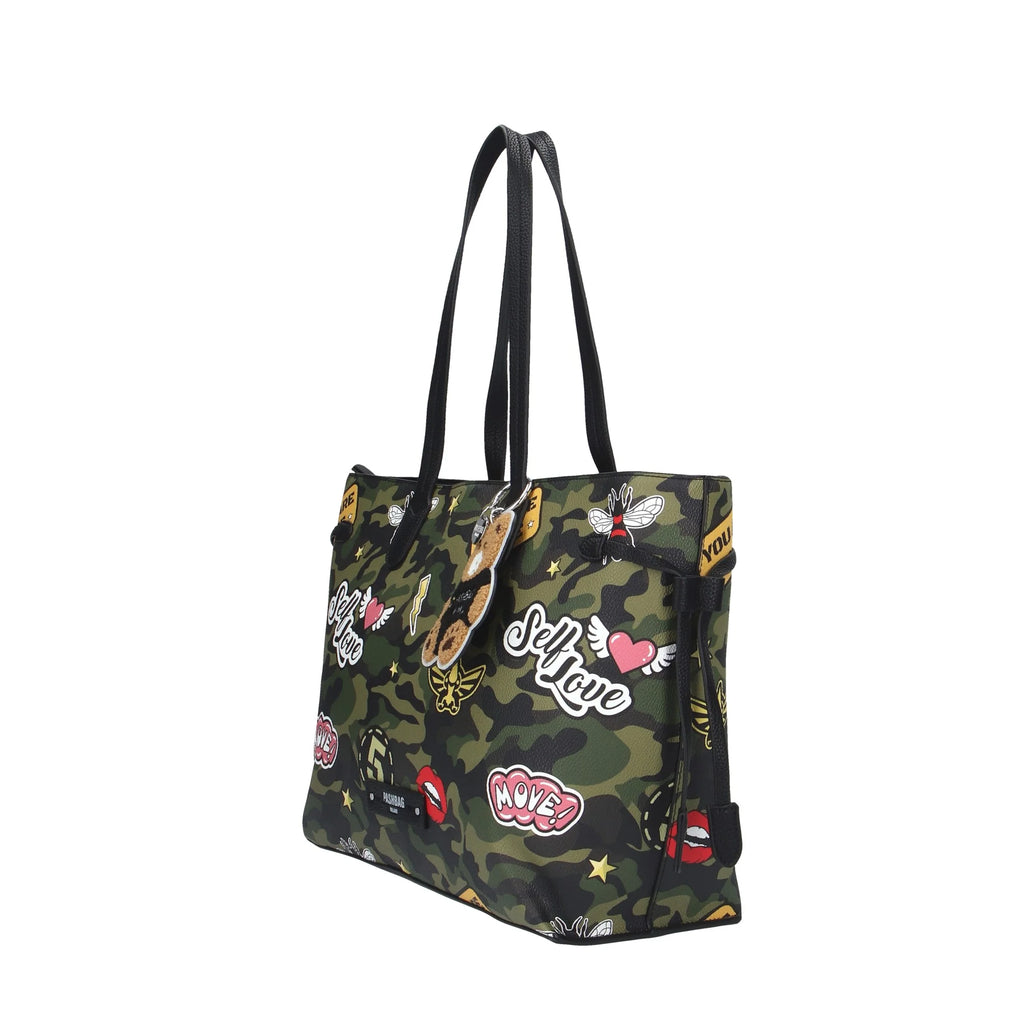 Borsa Pash Bag Shopper fantasia Camouflage