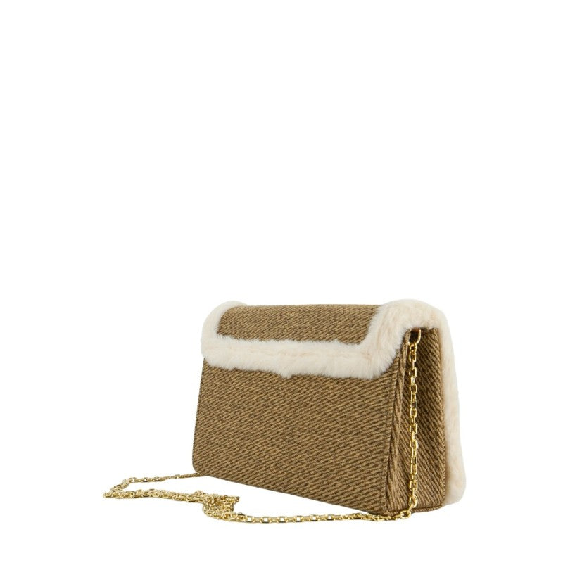 Borsa Love Moschino JC4388 Pochette Cuoio Soft ecofur