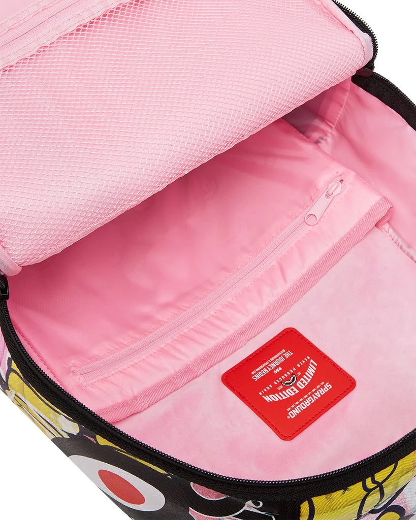 ZAINO SPRAYGROUND ART7007 PINK PANTHER PAINTING OVER GRAFFITI DLXR BACKPACK