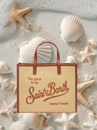 Borsa Saint Barth Vivian Mid Straw VVID001 00368L