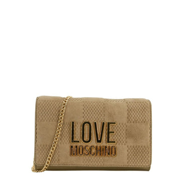 Borsa Love Moschino JC4127 Pochette Pu Velour Logo Lettering