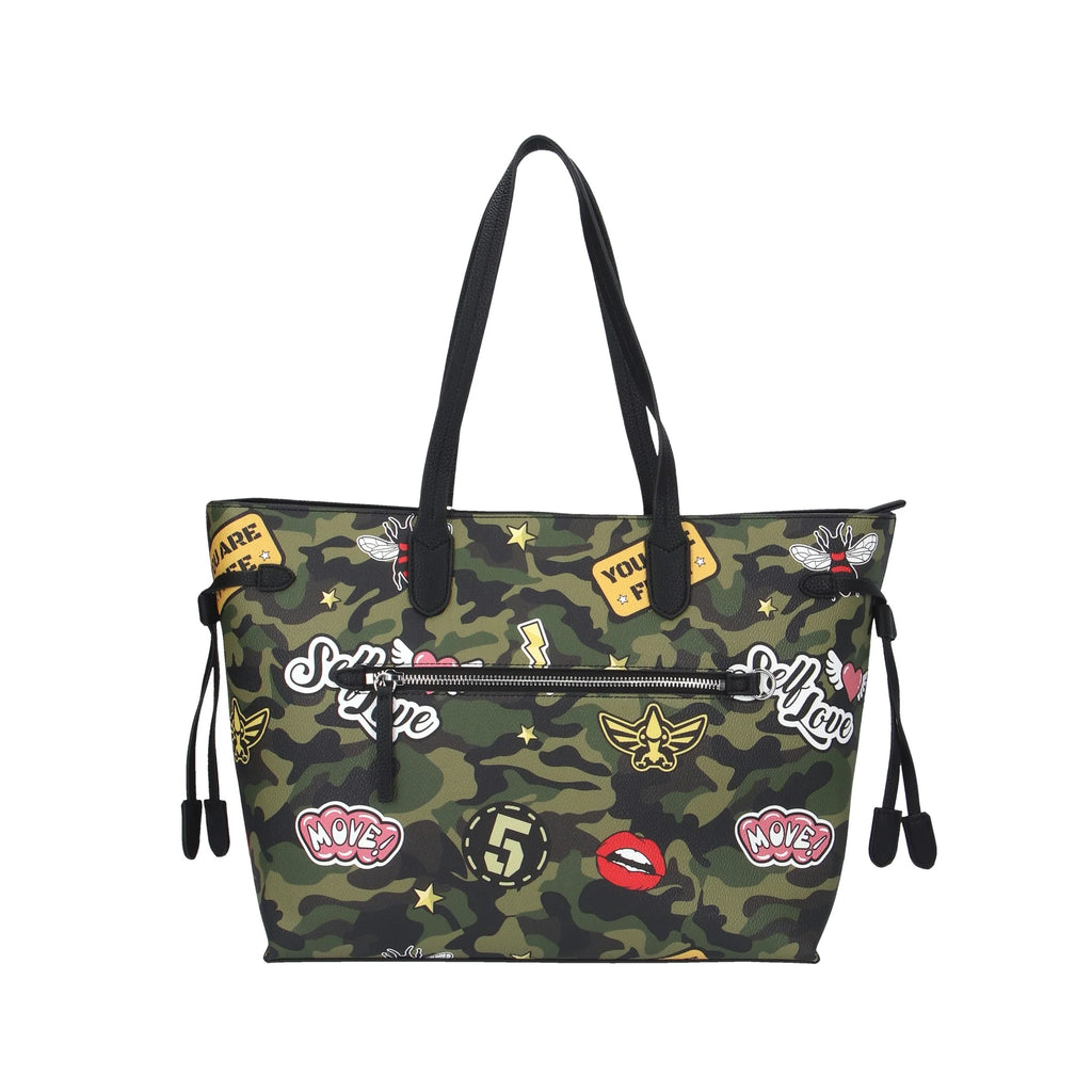 Borsa Pash Bag Shopper fantasia Camouflage