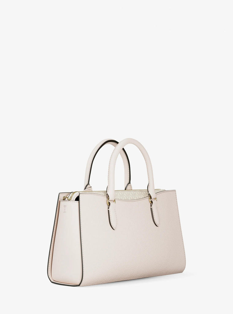 Borsa Michael Kors Arden Medium Leather Top-Zip Satchel