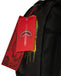 ZAINO SPRAYGROUND ART7620 SHARK CENTRAL STENCILS- BLACK DLXSV BACKPACK