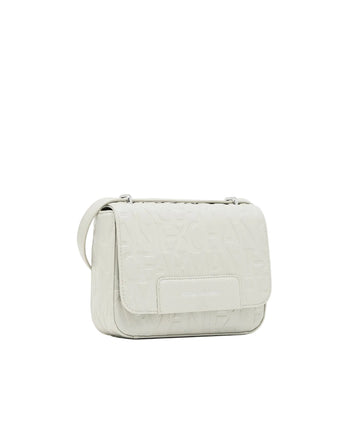 Borse Armani Exchange XW001577 AF15774 a tracolla con logo All-over opaca