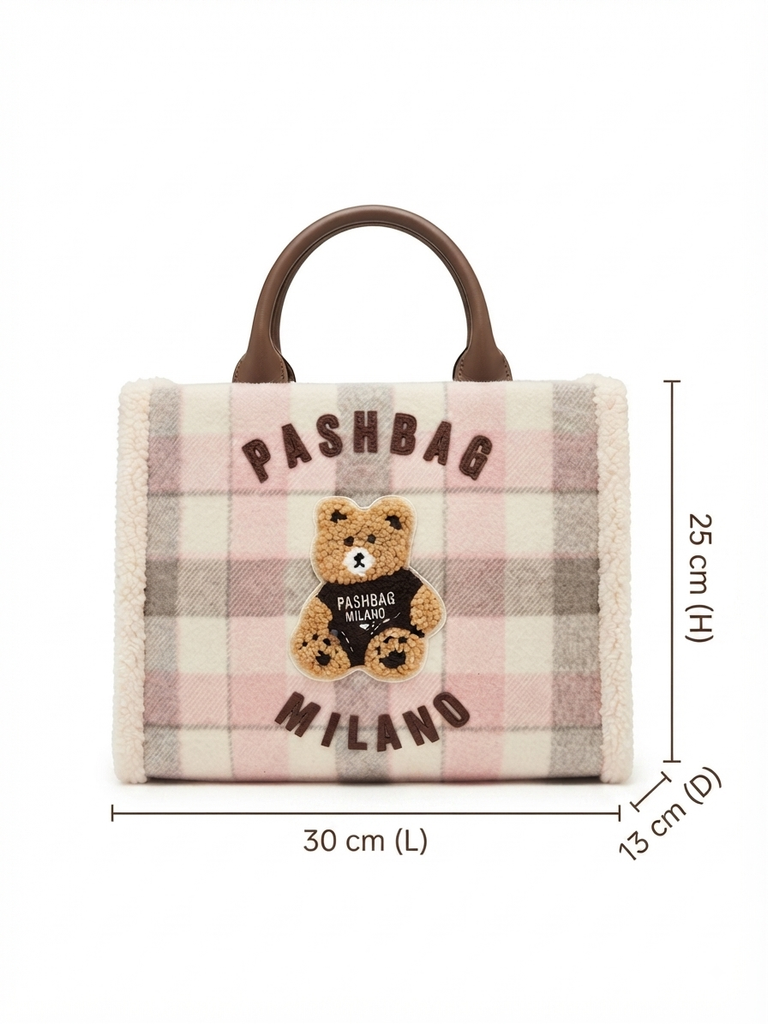 Borsa Pashbag 20160 Marge big shepherd court rose