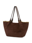 Borsa Love Moschino JC4220 shopper con perline gold in suede