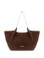 Borsa Love Moschino JC4220 shopper con perline gold in suede