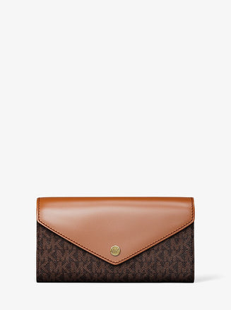 Portafoglio Michael Kors Jet Set Travel Large Signature Envelope Wallet
