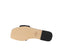 Ciabatte Sandalo Elisabetta Franchi SA72L61E2 Flat in pelle Nero con logo dettaglio