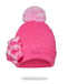 CAPPELLO SPRAYGROUND 424 PINK BEAR PUFF BEANIE