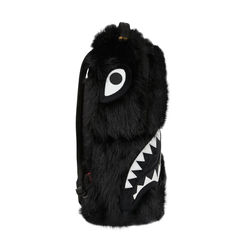 ZAINO SPRAYGROUND 8203 FUR CRAY BLACK