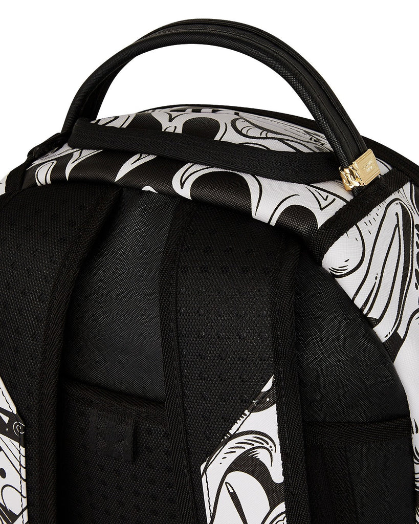 ZAINO SPRAYGROUND ART6852 HEAVY SHARKMOUTH DOODLE DLXSV BACKPACK