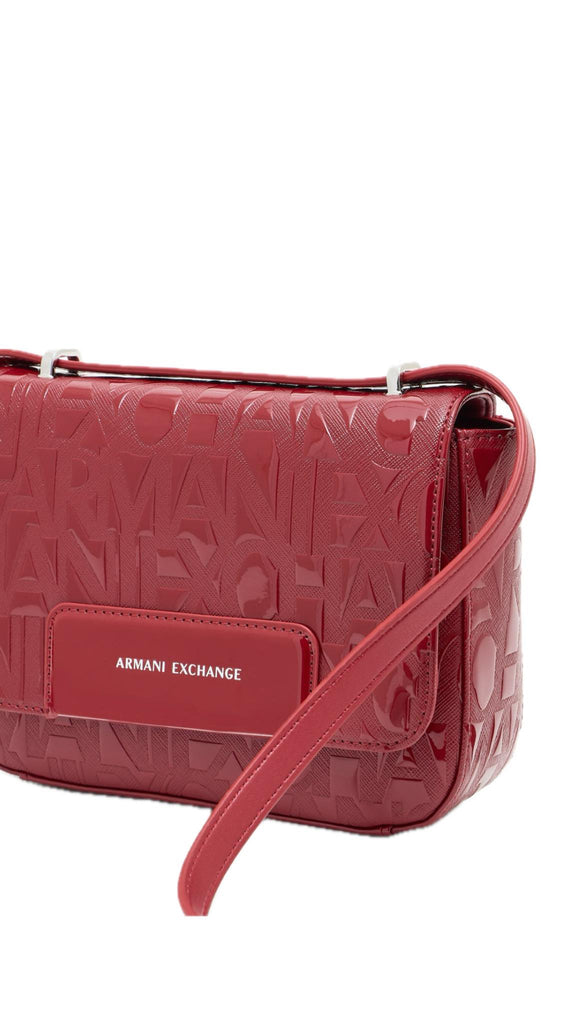 Borsa Armani Exchange XW001577 AF17290 Tracolla logata in vernice