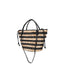 Borsa Tosca Blu TS2520B21 Cesto grande in rafia Tropea colore nero
