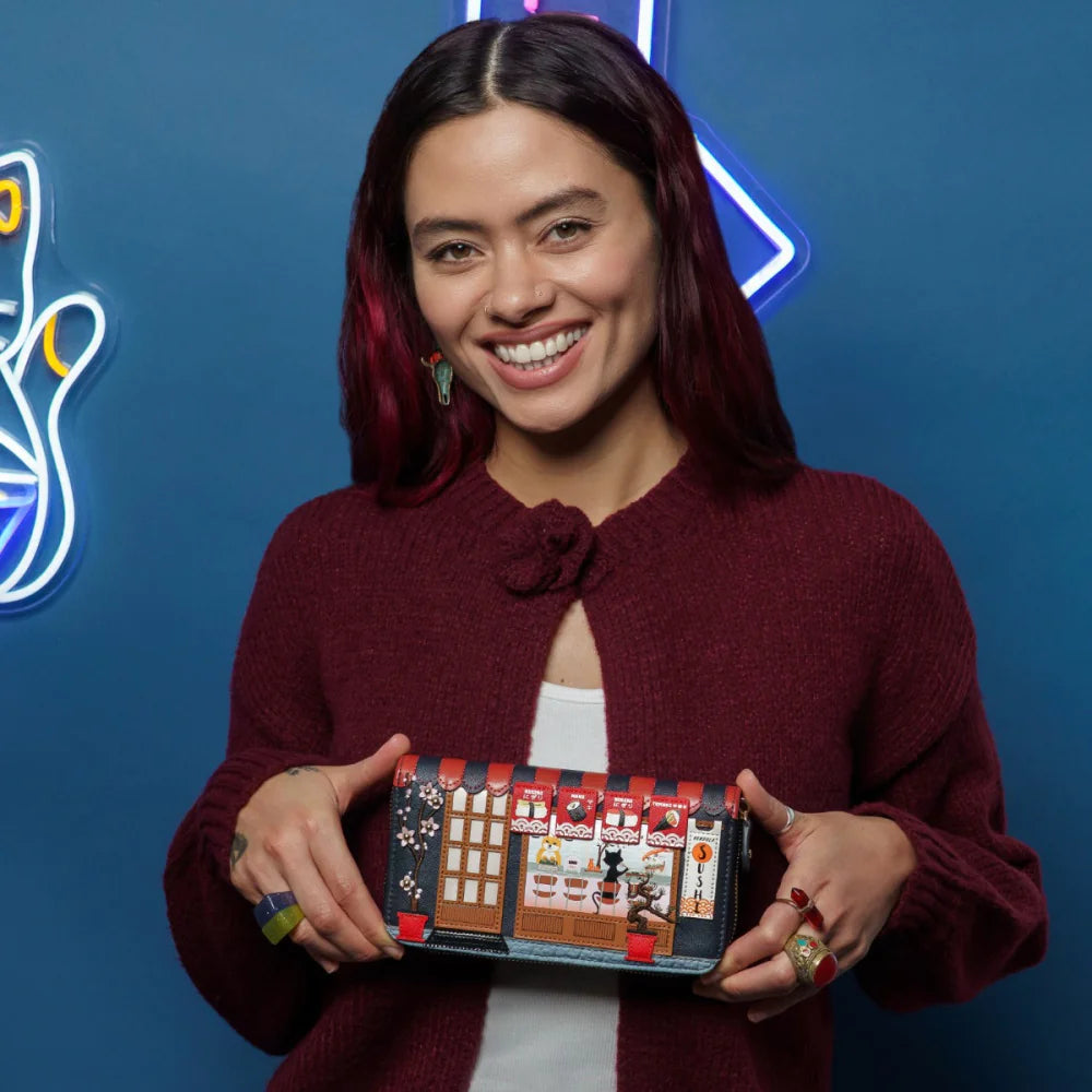 Portafoglio Vendula Sushi F58483391 Zip Around grande edizione limitata.