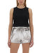 Shorts Moschino Spennellate Nei Toni Grigio E Bianco DA0320