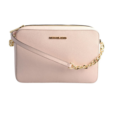 Borsa Michael Kors Jet Set Item Powder Blush LG EW Crossbody Leather