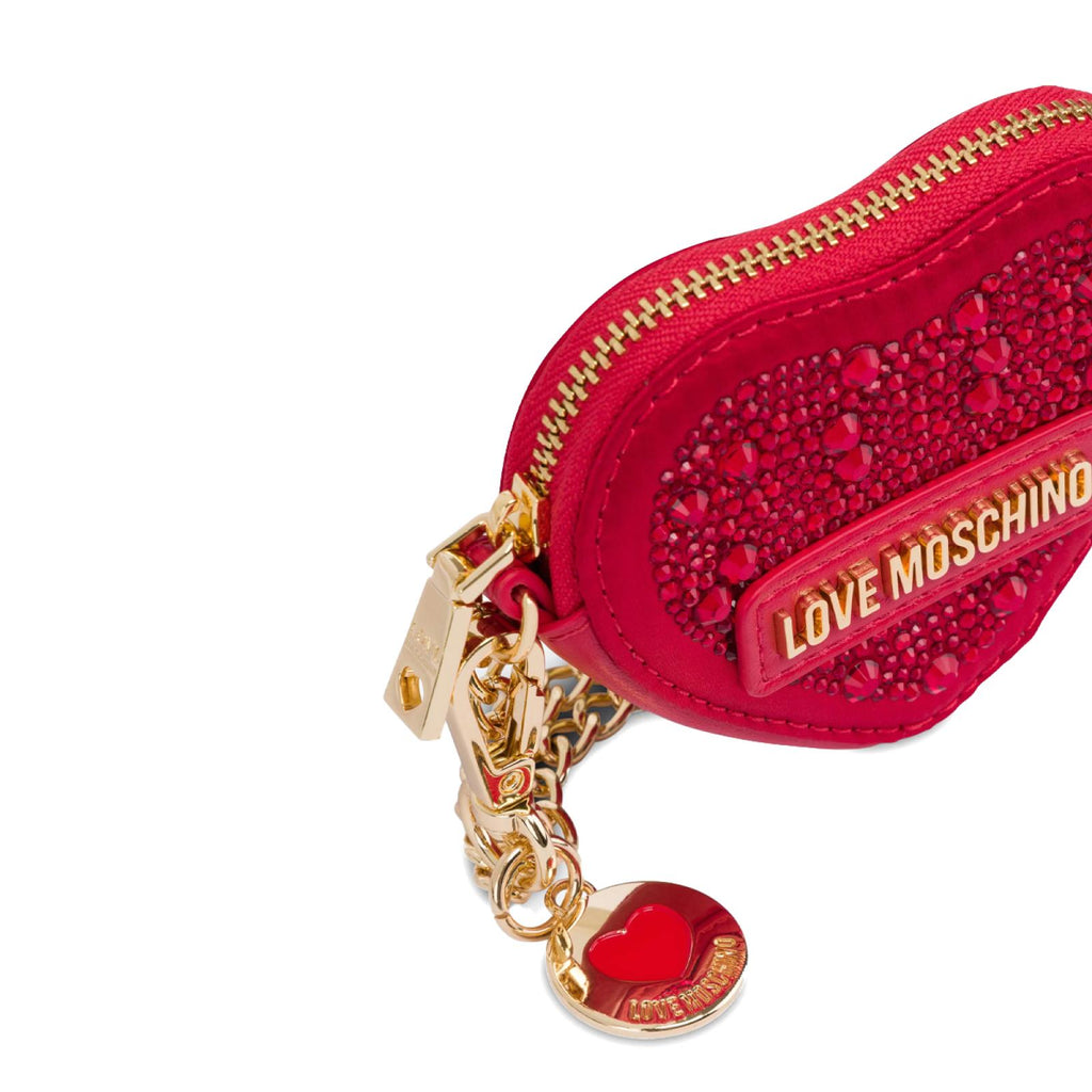 Portachiavi  Love Moschino JC6450 Cuore potatutto con strass