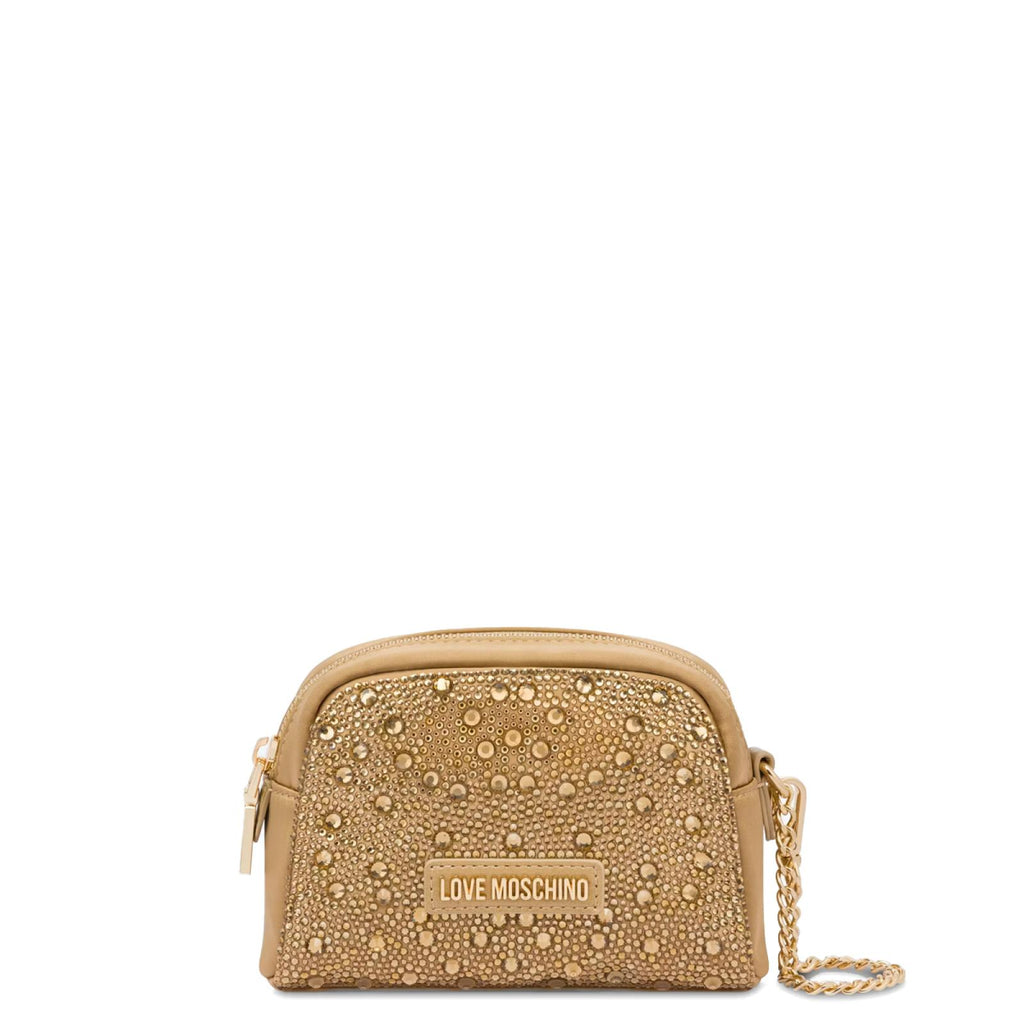 Pochette Love Moschino JC5350 bustina satin con strass Limited Edition