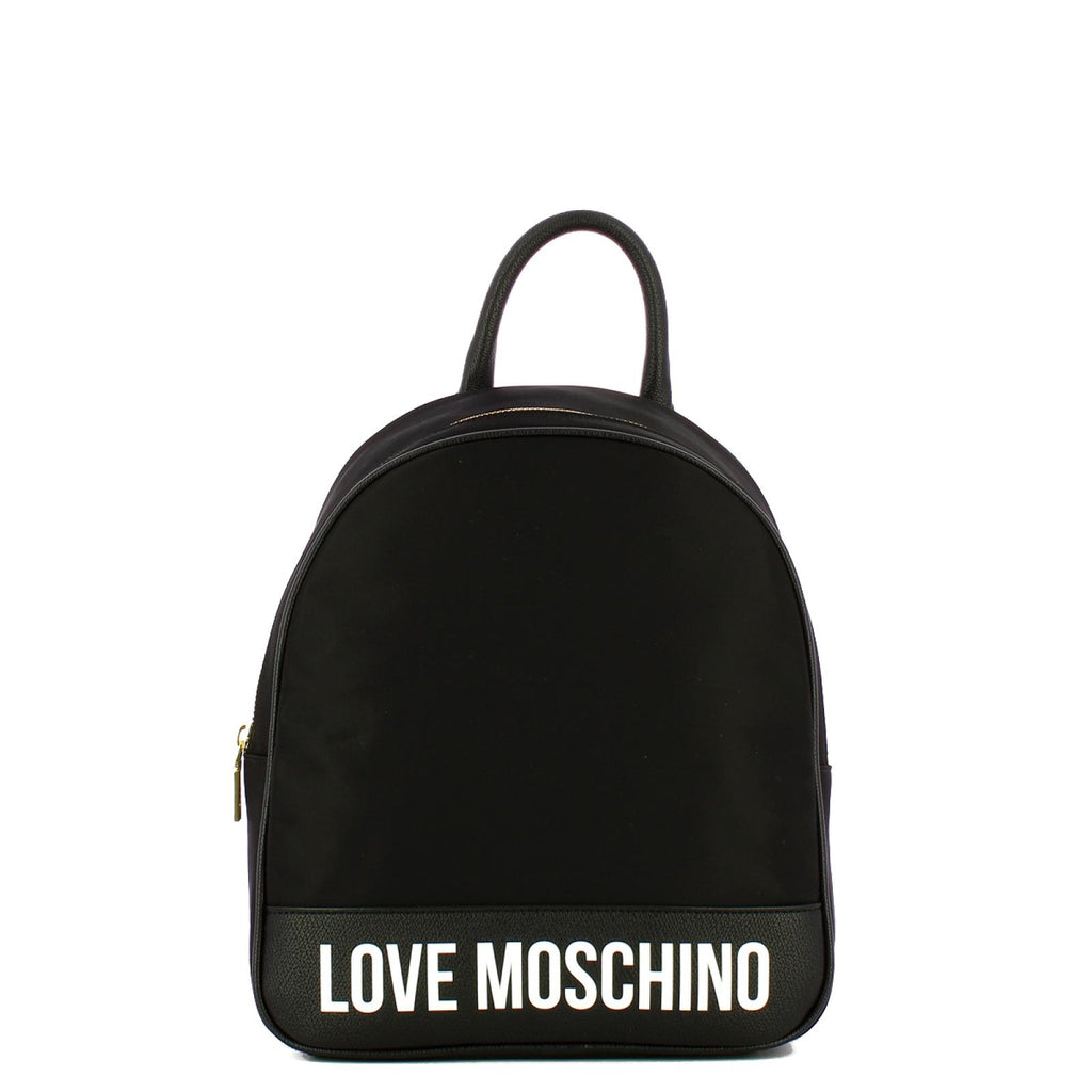 Zaino Love Moschino JC4251 in Nylon nero logo white