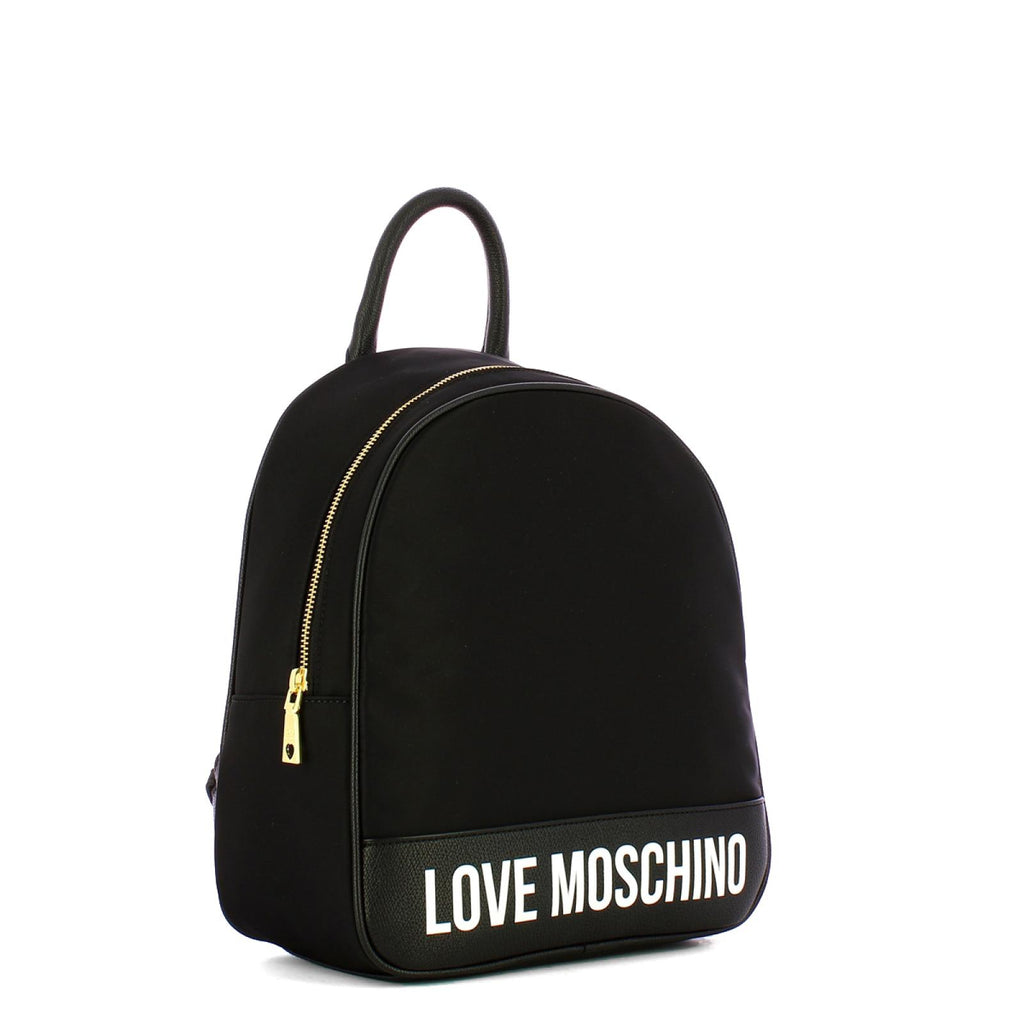 Zaino Love Moschino JC4251 in Nylon nero logo white