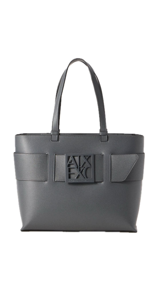 Borsa Armani Exchange Art949138 0A874 Shopping Bag Medium Logo Placca