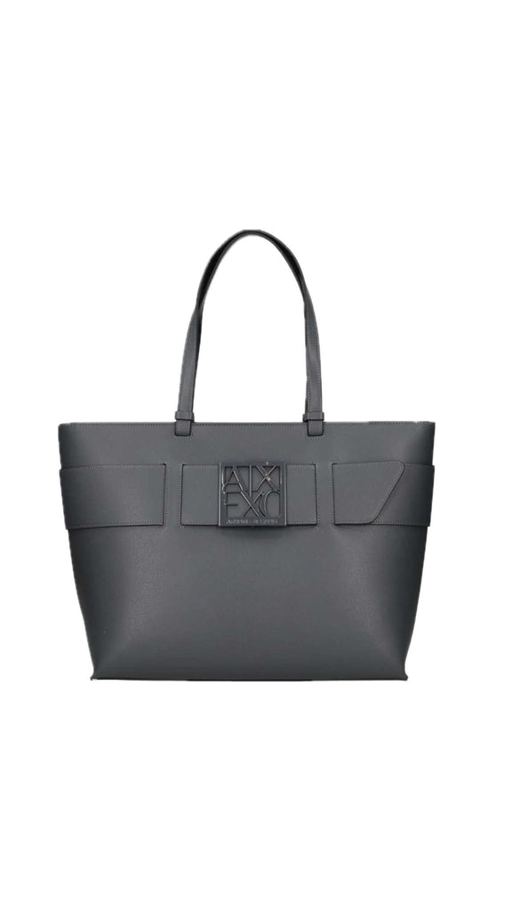 Borsa Armani Exchange 949127 0A874 Shopping Bag con Logo Placca