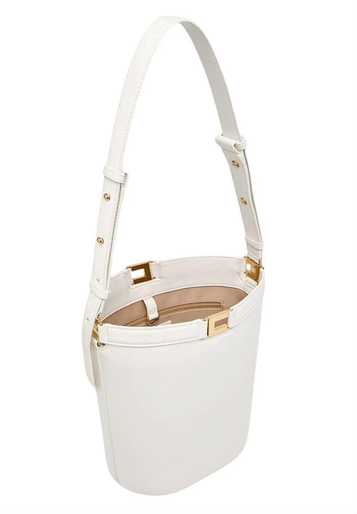 Borsa Elisabetta Franchi BS16A61E2 a secchiello medium effetto naplak