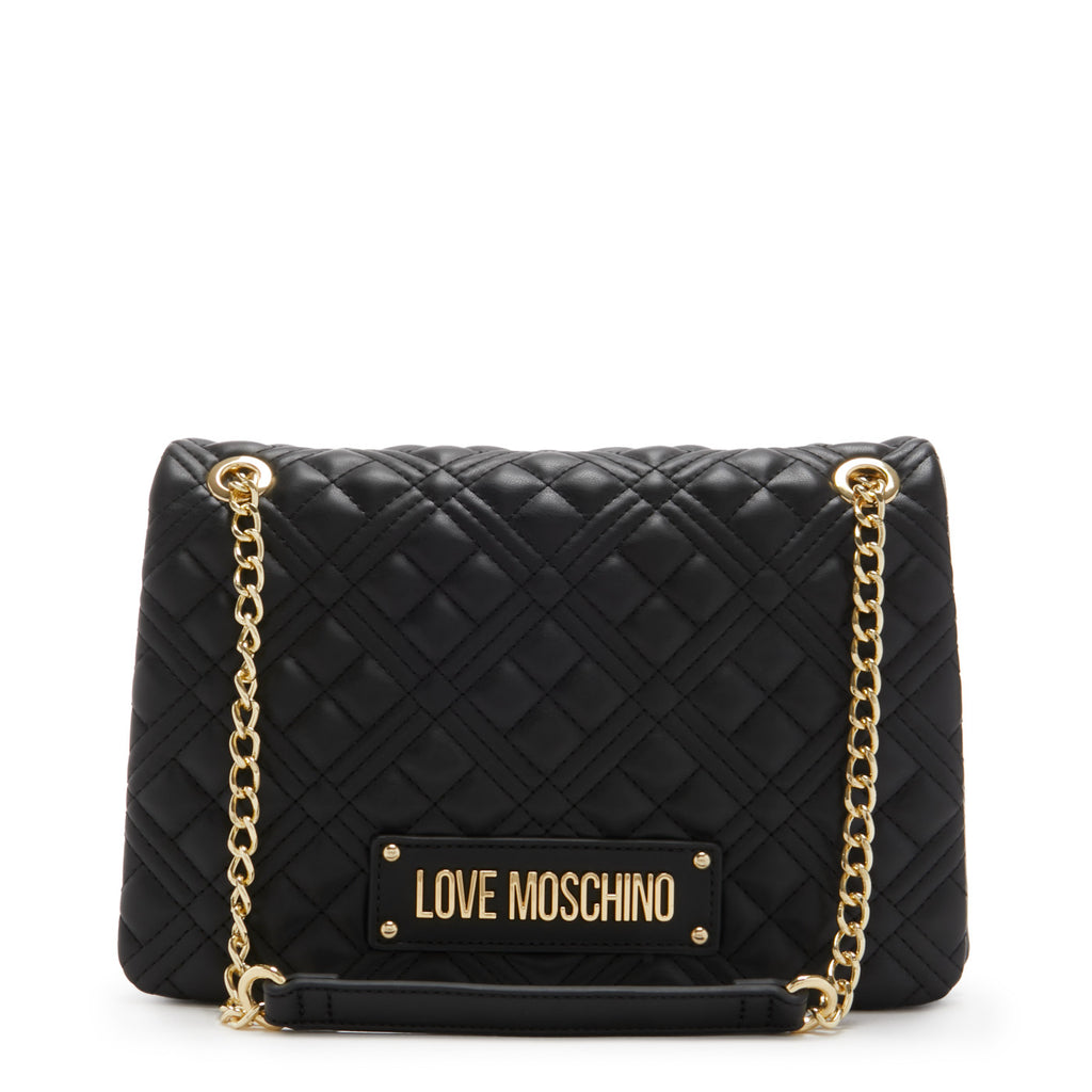 Borsa Love Moschino JC4014 Flap Bag Quilted matelasse nera