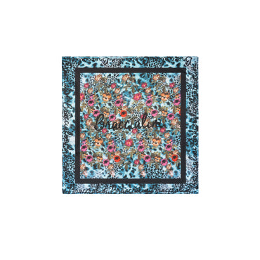 Foulard Braccialini BFR334 Grafica animalier Blu