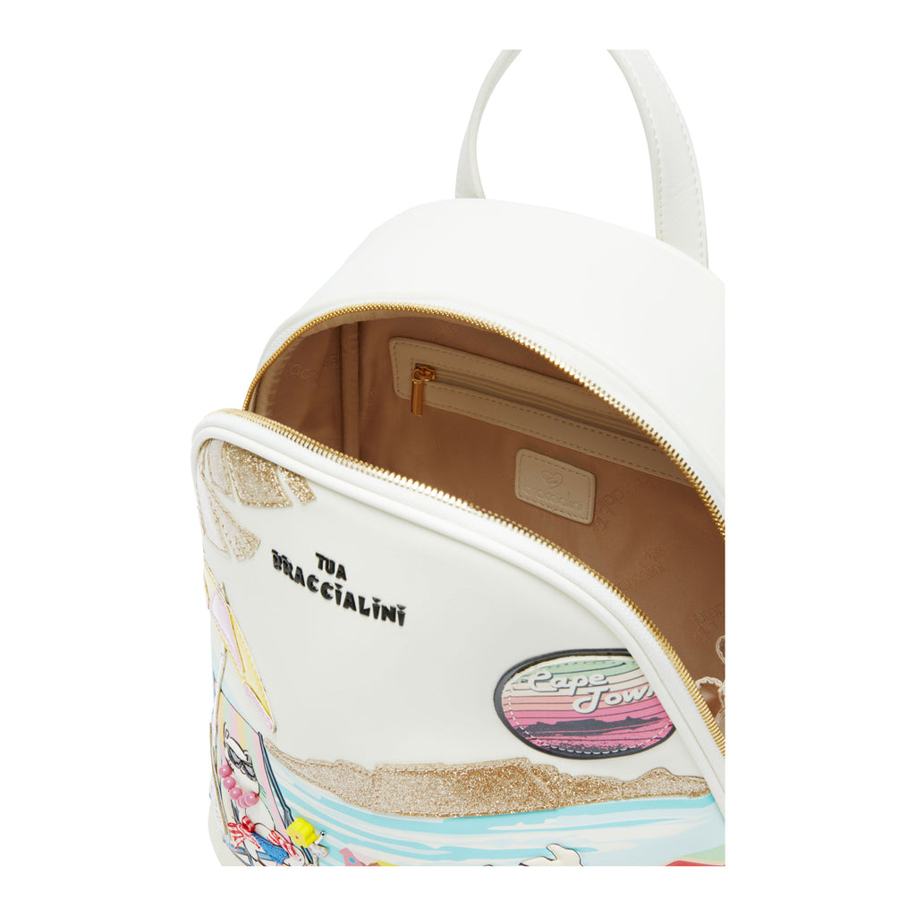 Zaino Braccialini B18152 Allround Bianco