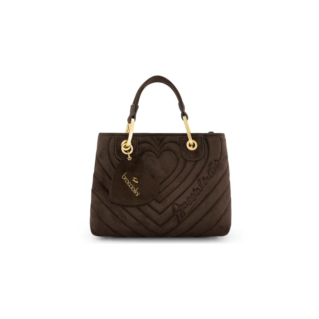 Borsa Braccialini Beth Matelasse B19251 Tote Medium suede