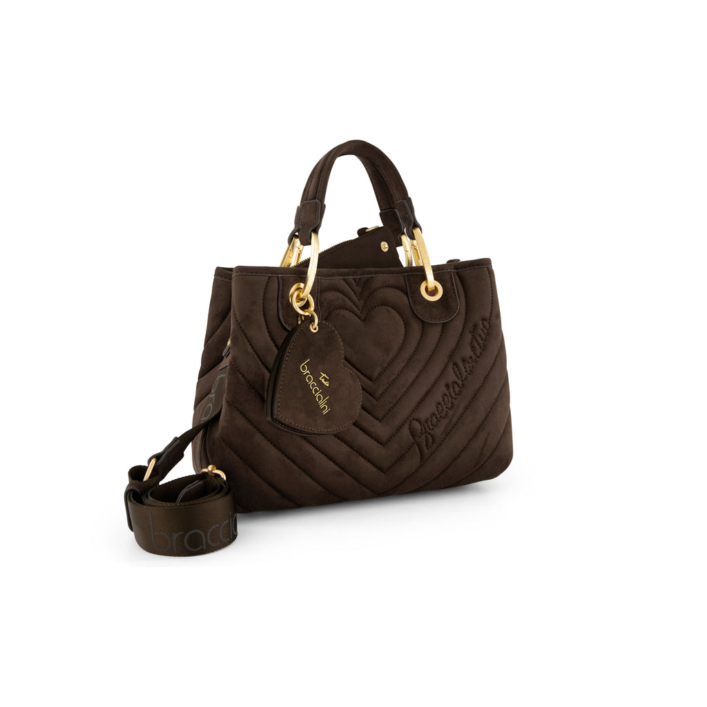 Borsa Braccialini Beth Matelasse B19251 Tote Medium suede