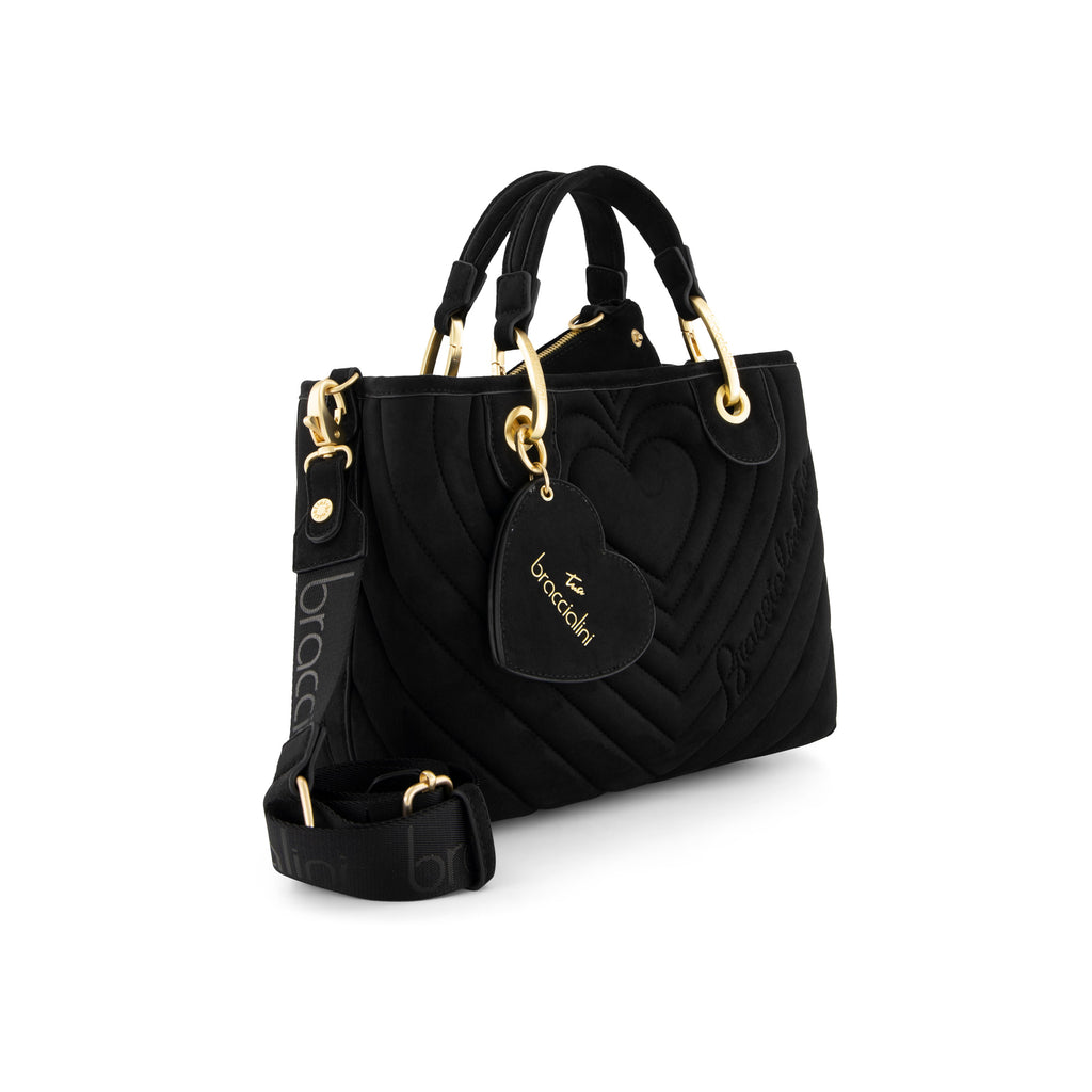 Borsa Braccialini Beth Matelasse B19251 Tote Medium suede