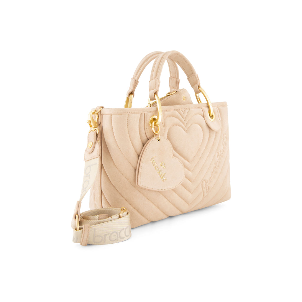 Borsa Braccialini Beth Matelasse B19251 Tote Medium suede