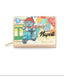 Portafoglio Braccialini Cartoline Napoli B19171 Medium