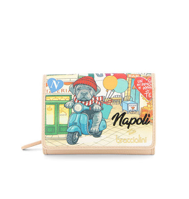 Portafoglio Braccialini Cartoline Napoli B19171 Medium