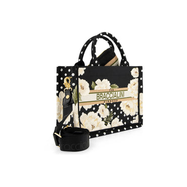 Borsa Braccialini Queen B19281 Tote Bag Peonie e Pua