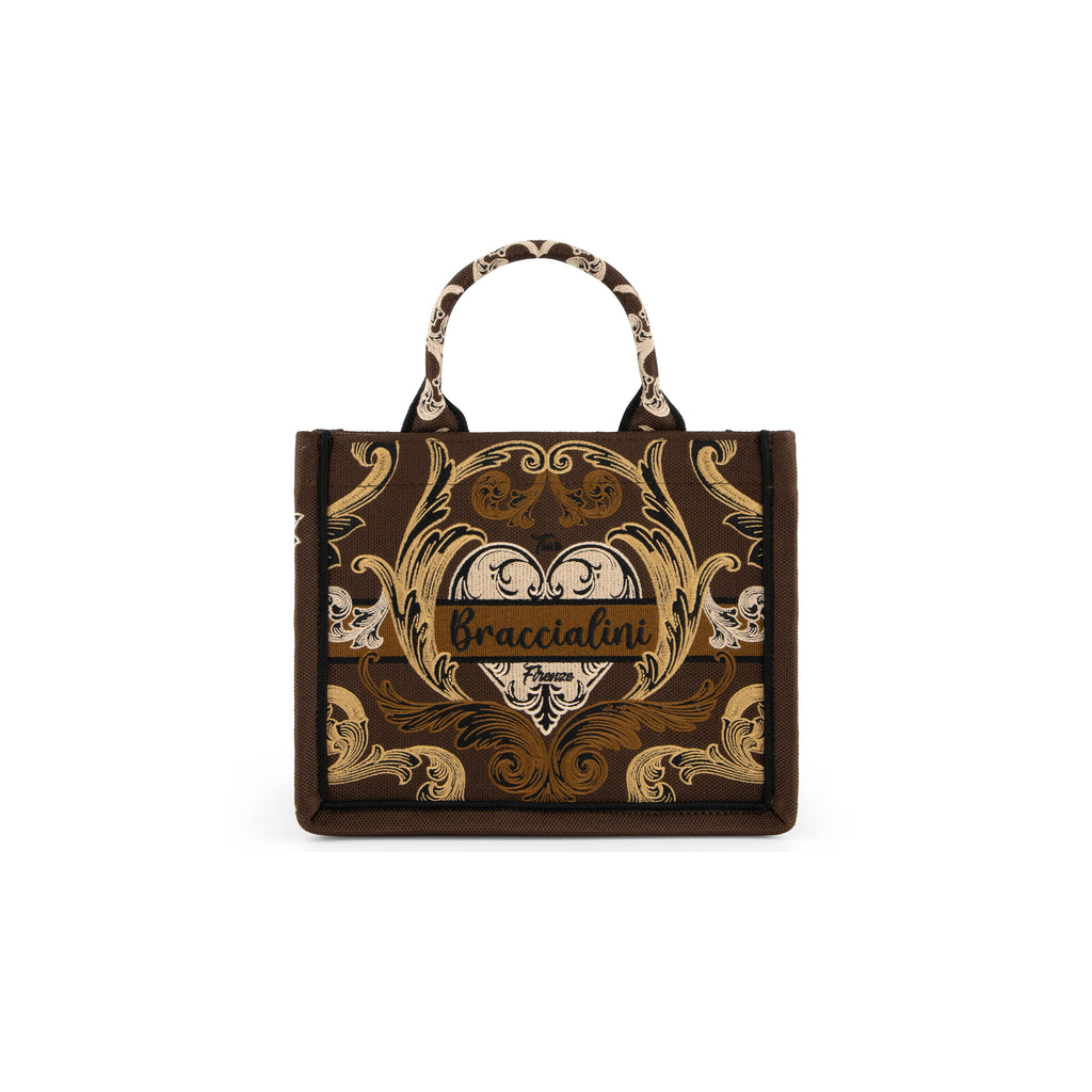 Borsa Braccialini Queen B19281 Tote Bag Choco Ramange