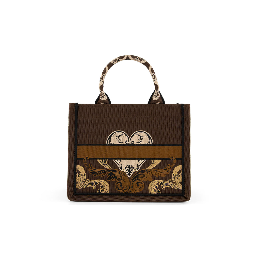 Borsa Braccialini Queen B19281 Tote Bag Choco Ramange
