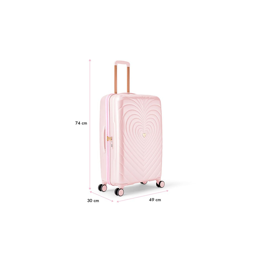 Trolley Braccialini Matelassé Grande Cuore Rosa BV510401