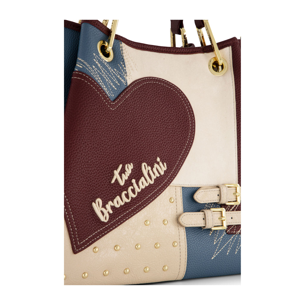 Borsa Braccialini Amy Patchwork BB19202 Tote Big
