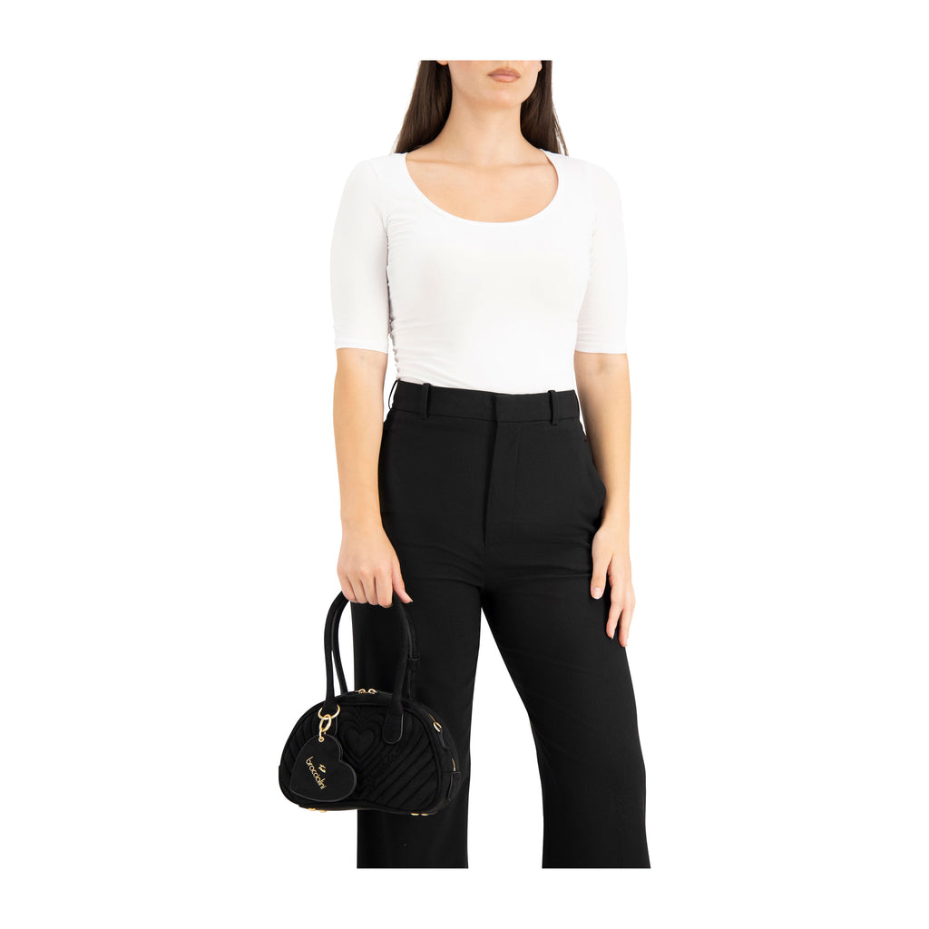 Borsa Braccialini Beth Matelasse B19254 Bauletto Small Suede