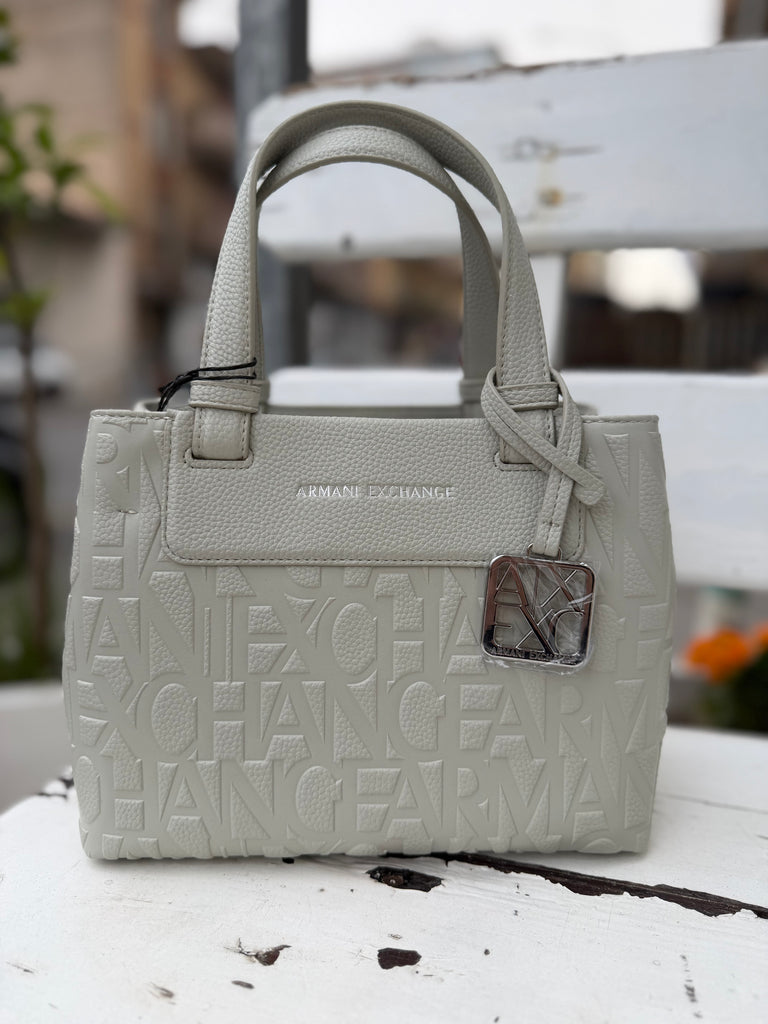 Borsa Armani Exchange XW001576 AF15774 Tote Small All Over opaca